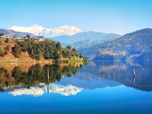 Begnas lake in Pokhara, Nepal