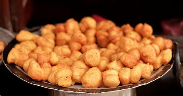 Gwaramari traditional Newari round bread ball