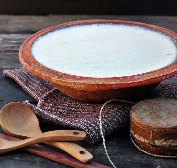 Juju Dhau is a yogurt dish served in Kathmandu