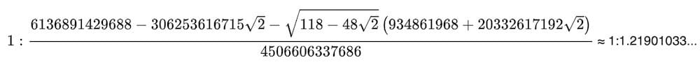Nepal Flag Mathematical Equation