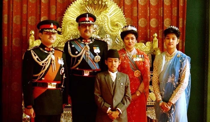 Photo of the Nepalese Royal Family