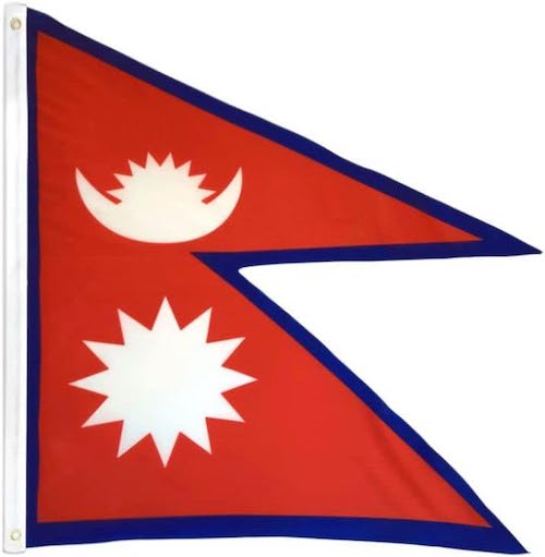 Nepali Flag for sale on Amazon