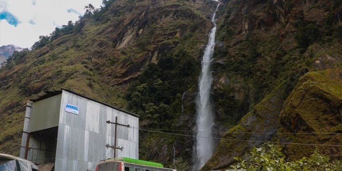 Waterfall in Gongar Khola