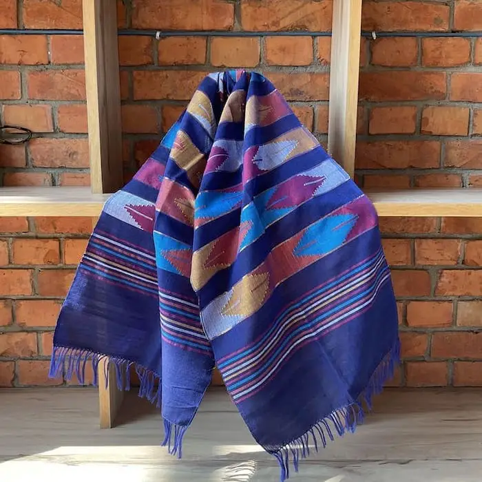Dhaka Scarf and Fabric made in Nepal