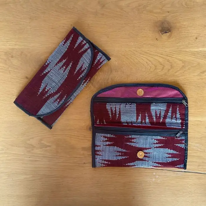 Hand made and hand woven Nepali Dhaka Wallet