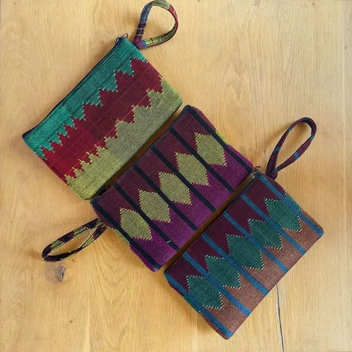 Dhaka pouch, ethically handwoven in Nepal – Shakti.ism | शक्तिवाद