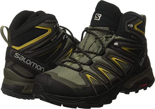 Salomon-X-Ultra-Mid-3-GTX-Hiking-Boots-for-flat-footer-hikers-Full-View