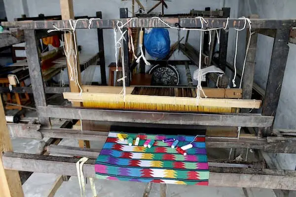 Traditional Nepali Dhaka Loom