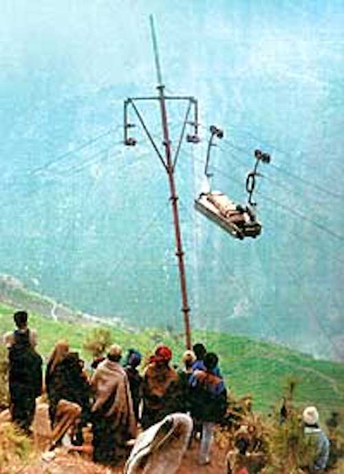 Barpak Community Ropeway - History of cable cars in Nepal