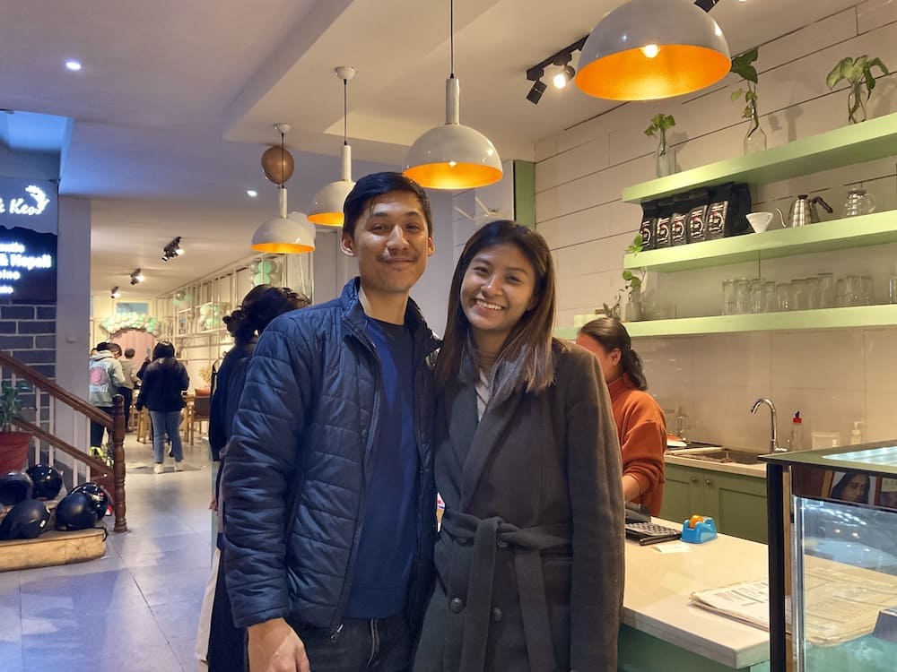 Cindermint Cafe's Owners: Diamond Gurung & Amsu Amatya