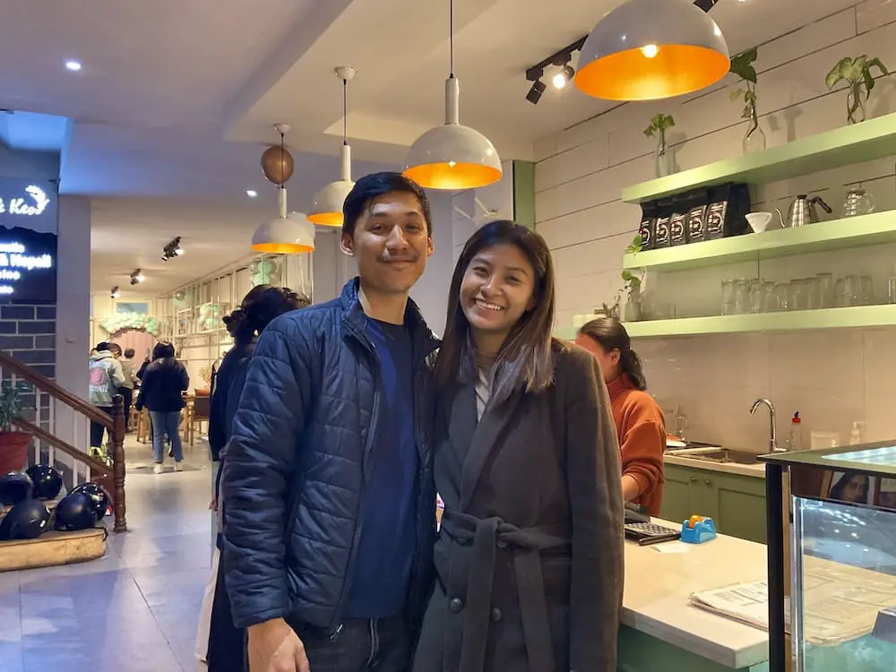 Cindermint Cafe's Owners: Diamond Gurung & Amsu Amatya