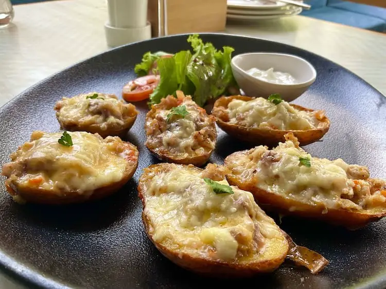 Loaded Potatoes from Crave in Pokhara