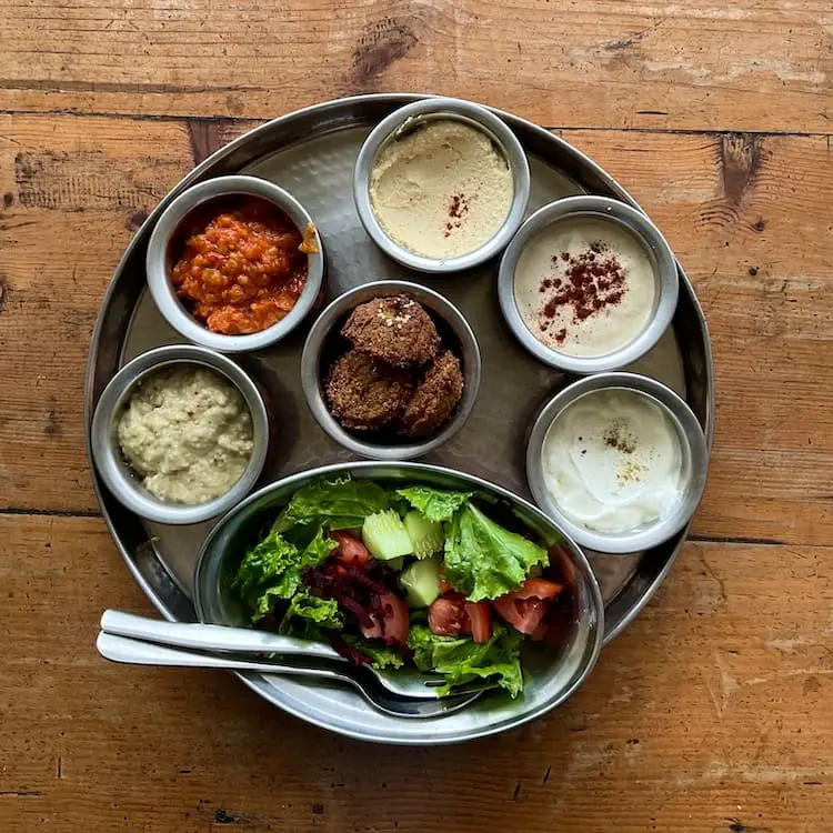 OR2K in Pokhara's Hummus Platter