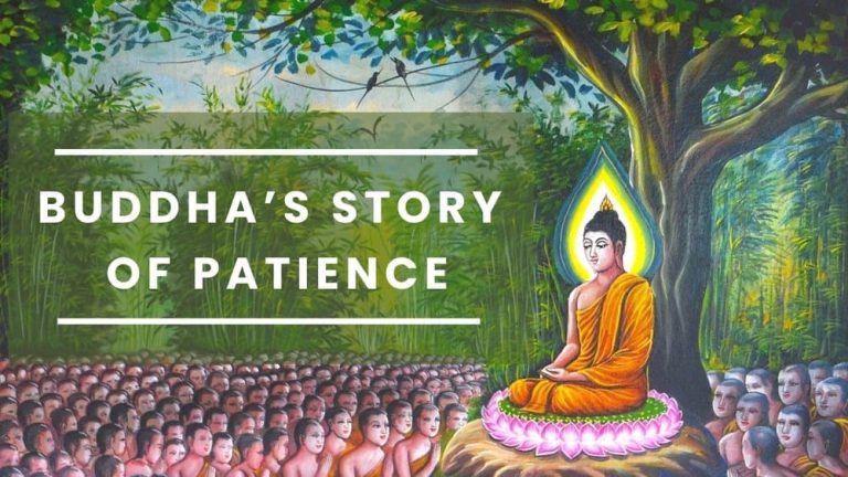 buddha story of patience, buddha's story, buddhist story, lord buddha story of patience