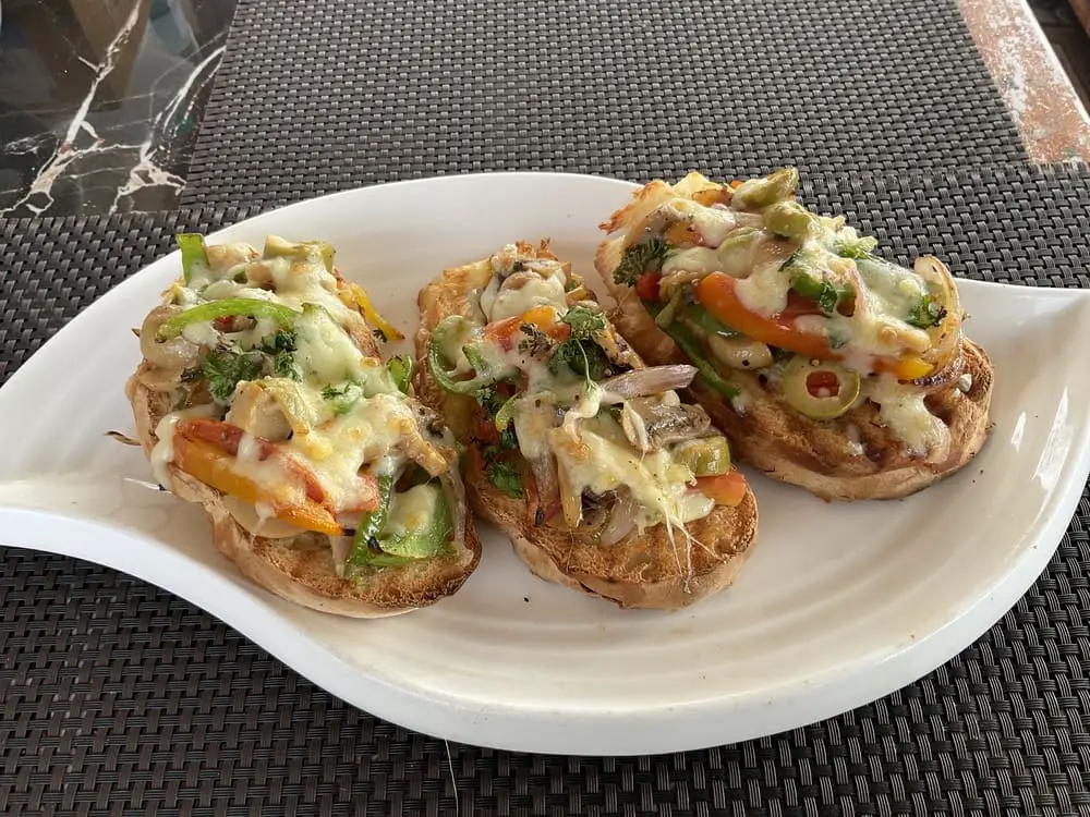 open house restaurant in Pokhara, best restaurant in Pokhara, veggies crostini in Pokhara