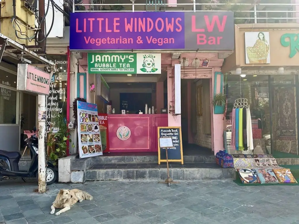 Little Windows in Pokhara entrance