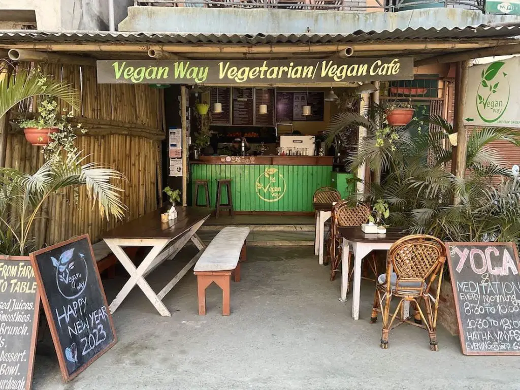 Entrance to Vegan Way in Pokhara
