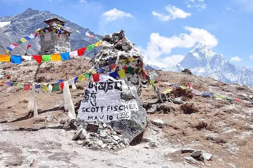 scott fischer memorial, everest, mountains