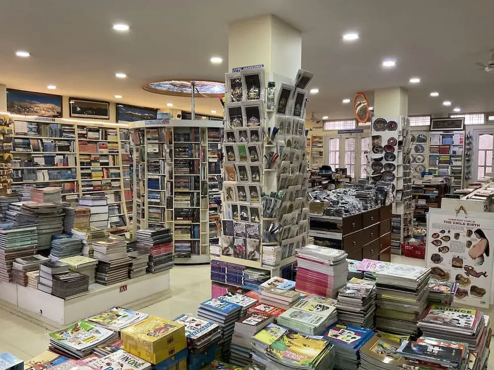 Book-Selection-at-Nepal-Mandala-Book-Shop