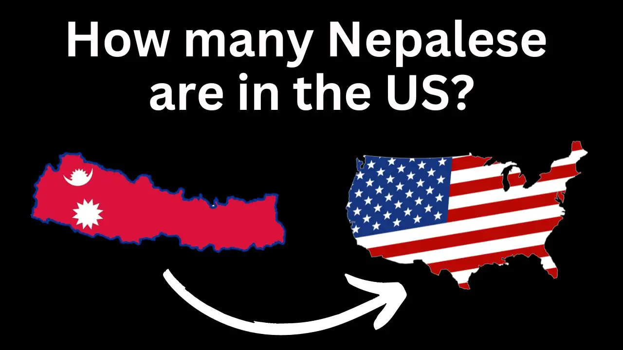 How many Nepalese are living in the US
