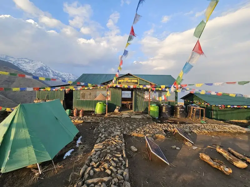 Khumai Danda Trek, Resting point at Khumai Danda