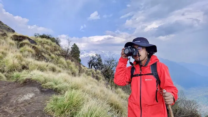 Backpacking in Khumai Danda Nepal