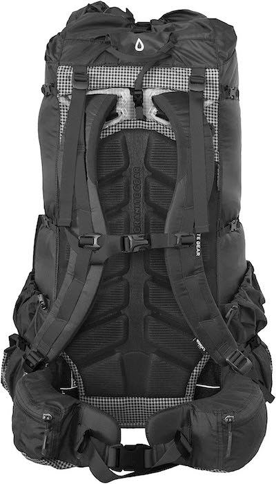 Granite Gear Blaze 60L Hiking Backpack Back Panel