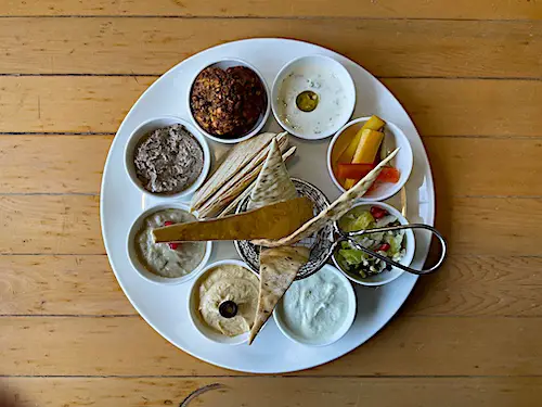 Lebanese Platter, Town Coffee Jaipur