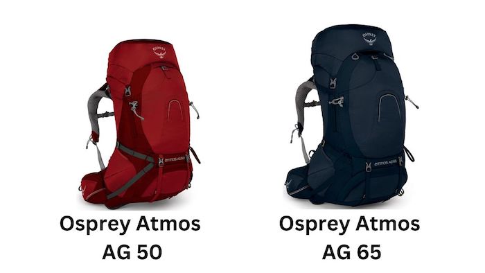 Osprey Atmos AG 50 vs 65 Backpack