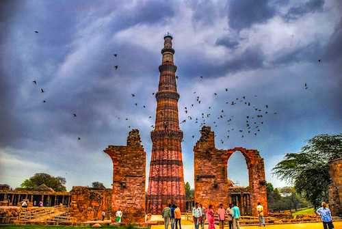 Qutub Minar Delhi, The Golden Triangle in India