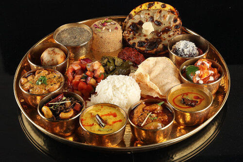 Rajasthani Thali street food jaipur