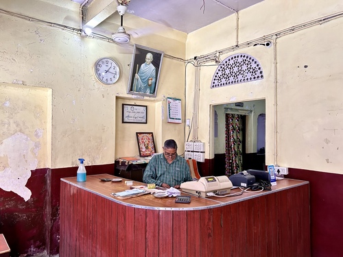 Reception Area Indian Coffee House, MI Road, Jaipur