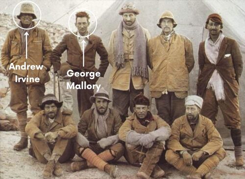 Andrew Irvine 1924 Everest Expedition Team