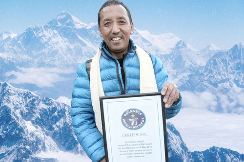 Apa Sherpa World Record Holder