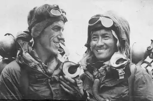 Edmund and Tenzing First People to Summit Everest
