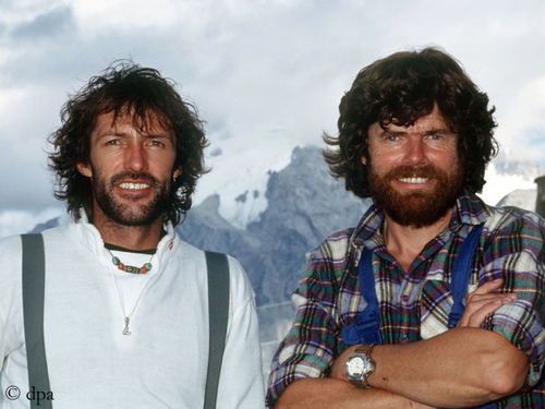 Hans Kammerlander and Reinhold Messner