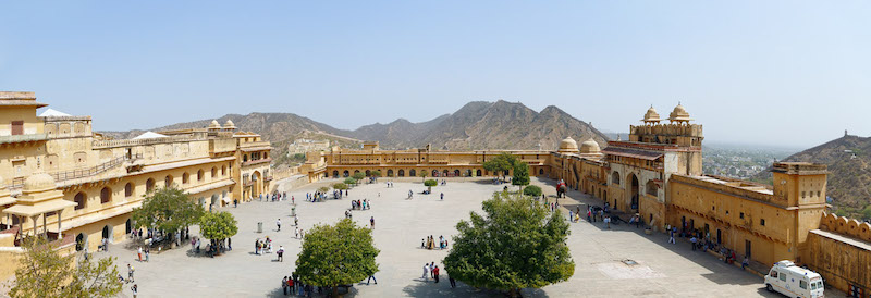 Jalebi Chowk Amer Fort in Jaipur