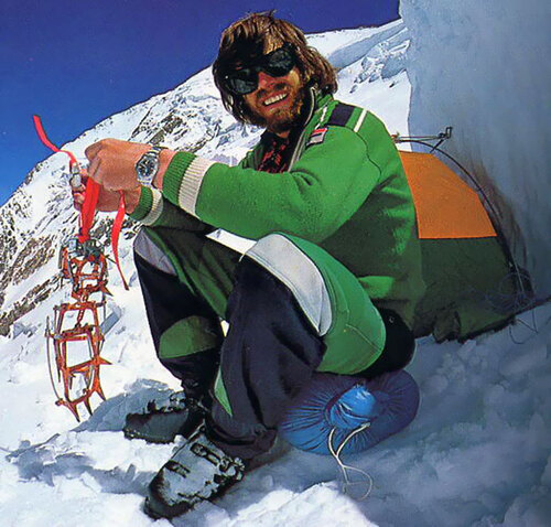 Reinhold Messner in the mountains