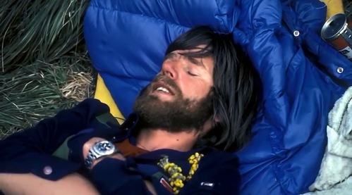 Reinhold Messner sleeping