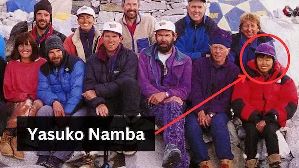 Yasuko Namba with Adventure Consultants on Everest