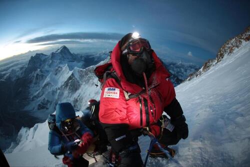 Yuichiro Miura on Everest 2013