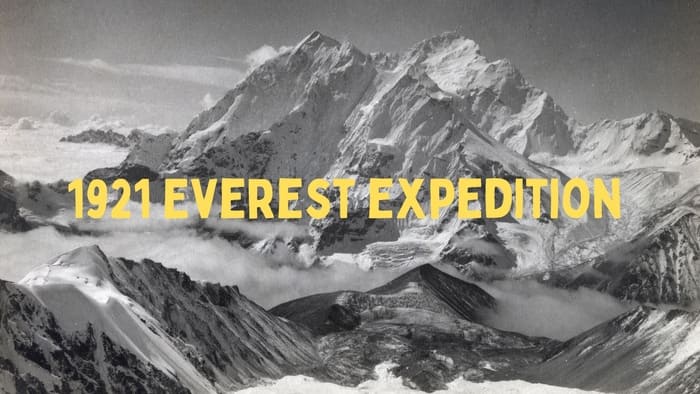 1921 British Reconnaissance Everest Expedition