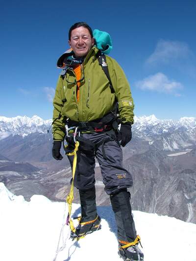 Jamling Tenzing Norgay on Everest