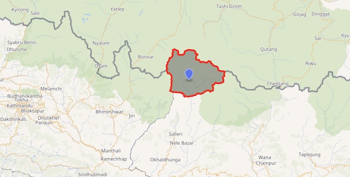 Kathmandu and Sagarmatha National Park Location