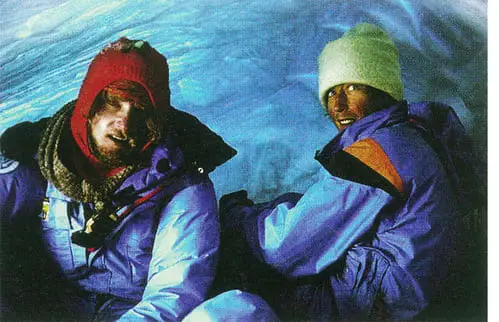 Tim Macartney-Snape and Lincoln Hall on Annapurna II, 1983