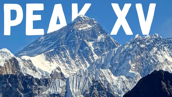Mount Everest known as Peak XV