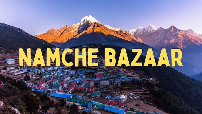 Namche Bazaar in Everest region