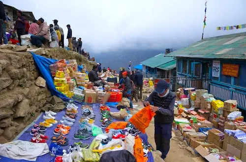 Namche Bazaar Saturday Market