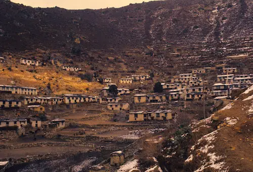 Namche Bazaar in 1968