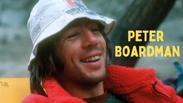 Peter Boardman English Climber